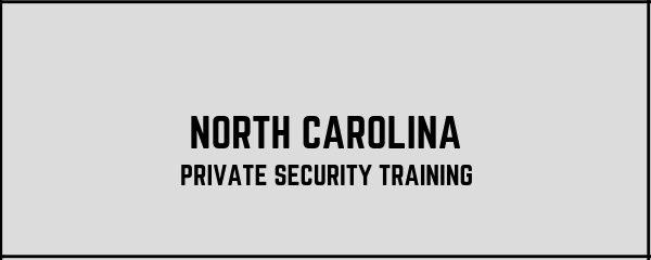 NC security training