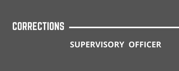 Corrections Supervisory Officer