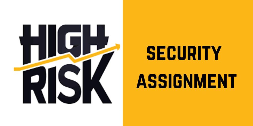 Select High Risk course Sec - High Risk Security